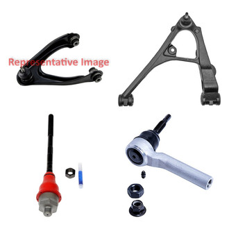 Dorman® - OE Solutions™ Front Driver Side Lower and Upper Control Arm with Ball Joint and Tie Rod End Kit