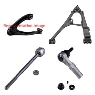 Dorman® - OE Solutions™ Front Driver Side Lower and Upper Control Arm with Ball Joint and Tie Rod End Kit