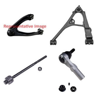 Dorman® - OE Solutions™ Front Driver Side Lower and Upper Control Arm with Ball Joint and Tie Rod End Kit