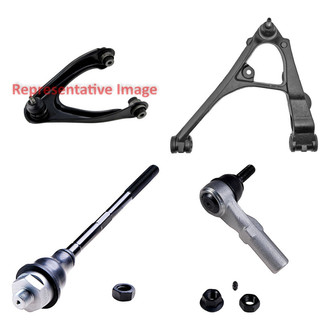 Dorman® - OE Solutions™ Front Driver Side Lower and Upper Control Arm with Ball Joint and Tie Rod End Kit