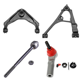 Dorman® - OE Solutions™ Front Driver Side Lower and Upper Control Arm with Ball Joint and Tie Rod End Kit