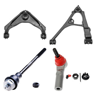Dorman® - OE Solutions™ Front Driver Side Lower and Upper Control Arm with Ball Joint and Tie Rod End Kit