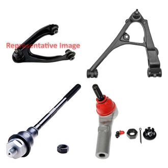 Dorman® - OE Solutions™ Front Driver Side Lower and Upper Control Arm with Ball Joint and Tie Rod End Kit