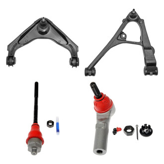 Dorman® - OE Solutions™ Front Driver Side Lower and Upper Control Arm with Ball Joint and Tie Rod End Kit