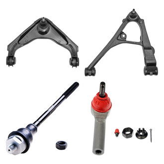 Dorman® - OE Solutions™ Front Driver Side Lower and Upper Control Arm with Ball Joint and Tie Rod End Kit