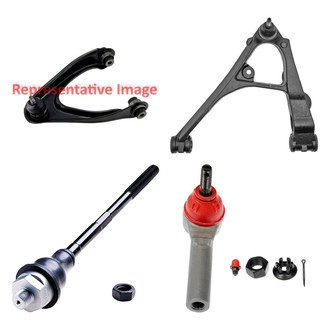 Dorman® - OE Solutions™ Front Driver Side Lower and Upper Control Arm with Ball Joint and Tie Rod End Kit