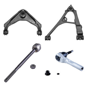 Dorman® - OE Solutions™ Front Driver Side Lower and Upper Control Arm with Ball Joint and Tie Rod End Kit
