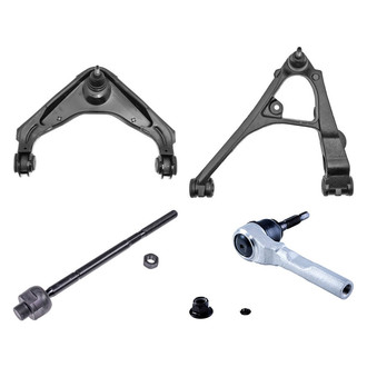 Dorman® - OE Solutions™ Front Driver Side Lower and Upper Control Arm with Ball Joint and Tie Rod End Kit
