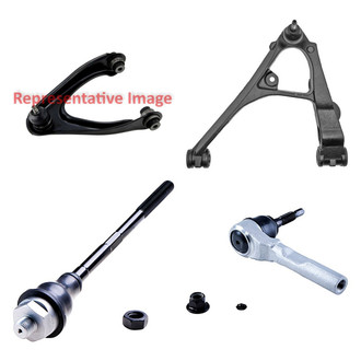 Dorman® - OE Solutions™ Front Driver Side Lower and Upper Control Arm with Ball Joint and Tie Rod End Kit