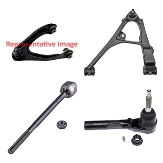 Dorman® - OE Solutions™ Front Driver Side Lower and Upper Control Arm with Ball Joint and Tie Rod End Kit