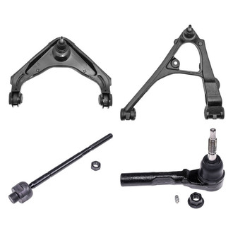 Dorman® - OE Solutions™ Front Driver Side Lower and Upper Control Arm with Ball Joint and Tie Rod End Kit
