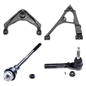 Dorman® - OE Solutions™ Front Driver Side Lower and Upper Control Arm with Ball Joint and Tie Rod End Kit