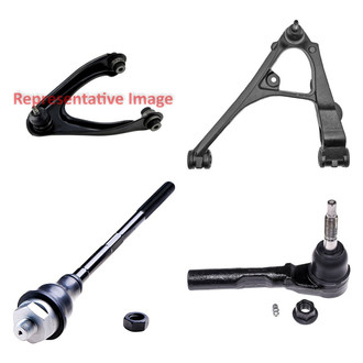 Dorman® - OE Solutions™ Front Driver Side Lower and Upper Control Arm with Ball Joint and Tie Rod End Kit