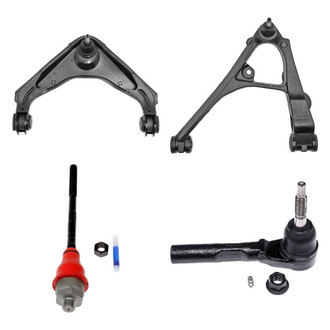 Dorman® - OE Solutions™ Front Driver Side Lower and Upper Control Arm with Ball Joint and Tie Rod End Kit