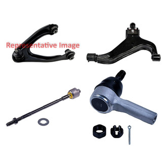 Dorman® - OE Solutions™ Front Driver Side Lower and Upper Control Arm with Ball Joint and Tie Rod End Kit