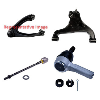 Dorman® - OE Solutions™ Front Driver Side Lower and Upper Control Arm with Ball Joint and Tie Rod End Kit