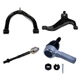 Dorman® - OE Solutions™ Front Driver Side Lower and Upper Control Arm with Ball Joint and Tie Rod End Kit