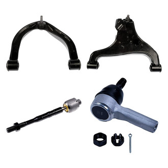 Dorman® - OE Solutions™ Front Driver Side Lower and Upper Control Arm with Ball Joint and Tie Rod End Kit