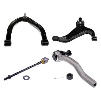 Dorman® - OE Solutions™ Front Driver Side Lower and Upper Control Arm with Ball Joint and Tie Rod End Kit