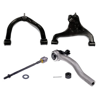Dorman® - OE Solutions™ Front Driver Side Lower and Upper Control Arm with Ball Joint and Tie Rod End Kit