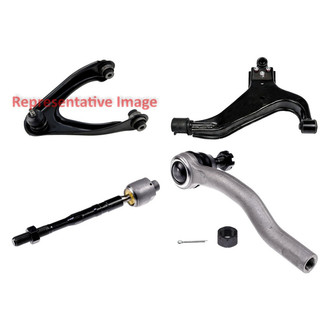 Dorman® - OE Solutions™ Front Driver Side Lower and Upper Control Arm with Ball Joint and Tie Rod End Kit