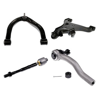 Dorman® - OE Solutions™ Front Driver Side Lower and Upper Control Arm with Ball Joint and Tie Rod End Kit