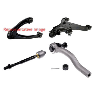 Dorman® - OE Solutions™ Front Driver Side Lower and Upper Control Arm with Ball Joint and Tie Rod End Kit