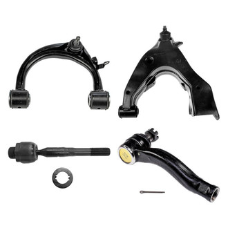 Dorman® - OE Solutions™ Front Driver Side Lower and Upper Control Arm with Ball Joint and Tie Rod End Kit