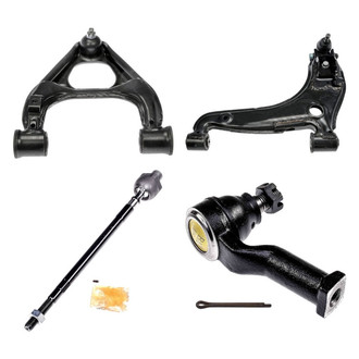 Dorman® - OE Solutions™ Front Driver Side Lower and Upper Control Arm with Ball Joint and Tie Rod End Kit