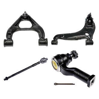 Dorman® - OE Solutions™ Front Driver Side Lower and Upper Control Arm with Ball Joint and Tie Rod End Kit