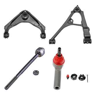 Dorman® - OE Solutions™ Front Driver Side Lower and Upper Control Arm with Ball Joint and Tie Rod End Kit