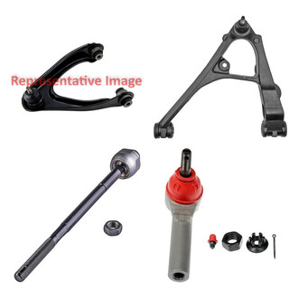 Dorman® - OE Solutions™ Front Driver Side Lower and Upper Control Arm with Ball Joint and Tie Rod End Kit