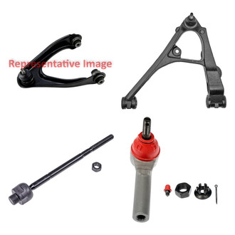 Dorman® - OE Solutions™ Front Driver Side Lower and Upper Control Arm with Ball Joint and Tie Rod End Kit