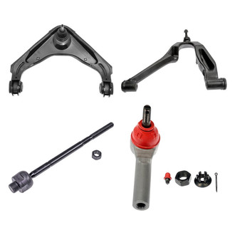 Dorman® - OE Solutions™ Front Driver Side Lower and Upper Control Arm with Ball Joint and Tie Rod End Kit