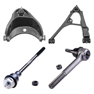 Dorman® - OE Solutions™ Front Driver Side Lower and Upper Control Arm with Ball Joint and Tie Rod End Kit