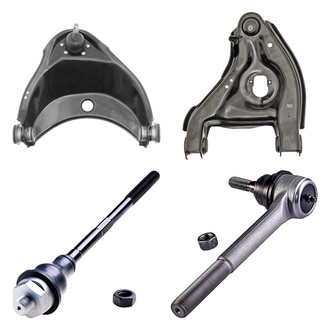 Dorman® - OE Solutions™ Front Driver Side Lower and Upper Control Arm with Ball Joint and Tie Rod End Kit