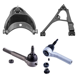 Dorman® - OE Solutions™ Front Driver Side Lower and Upper Control Arm with Ball Joint and Tie Rod End Kit