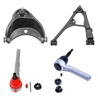 Dorman® - OE Solutions™ Front Driver Side Lower and Upper Control Arm with Ball Joint and Tie Rod End Kit