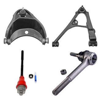 Dorman® - OE Solutions™ Front Driver Side Lower and Upper Control Arm with Ball Joint and Tie Rod End Kit