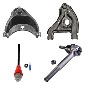 Dorman® - OE Solutions™ Front Driver Side Lower and Upper Control Arm with Ball Joint and Tie Rod End Kit