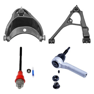 Dorman® - OE Solutions™ Front Driver Side Lower and Upper Control Arm with Ball Joint and Tie Rod End Kit
