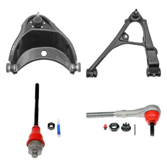 Dorman® - OE Solutions™ Front Driver Side Lower and Upper Control Arm with Ball Joint and Tie Rod End Kit