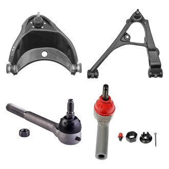 Dorman® - OE Solutions™ Front Driver Side Lower and Upper Control Arm with Ball Joint and Tie Rod End Kit