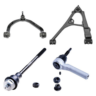 Dorman® - OE Solutions™ Front Driver Side Lower and Upper Control Arm with Ball Joint and Tie Rod End Kit