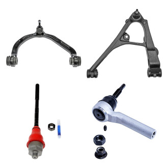Dorman® - OE Solutions™ Front Driver Side Lower and Upper Control Arm with Ball Joint and Tie Rod End Kit
