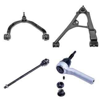 Dorman® - OE Solutions™ Front Driver Side Lower and Upper Control Arm with Ball Joint and Tie Rod End Kit