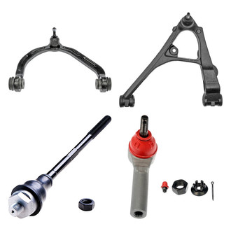 Dorman® - OE Solutions™ Front Driver Side Lower and Upper Control Arm with Ball Joint and Tie Rod End Kit