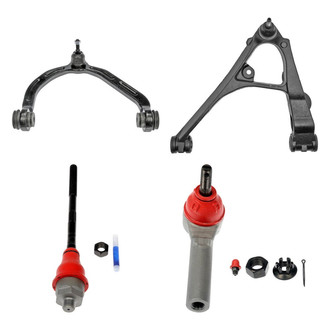 Dorman® - OE Solutions™ Front Driver Side Lower and Upper Control Arm with Ball Joint and Tie Rod End Kit