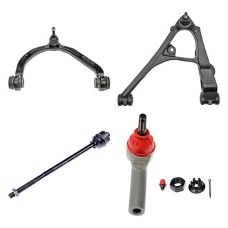 Dorman® - OE Solutions™ Front Driver Side Lower and Upper Control Arm with Ball Joint and Tie Rod End Kit