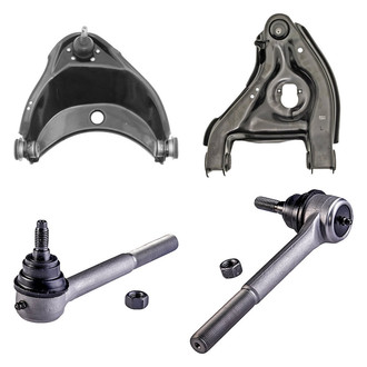 Dorman® - OE Solutions™ Front Driver Side Lower and Upper Control Arm with Ball Joint and Tie Rod End Kit
